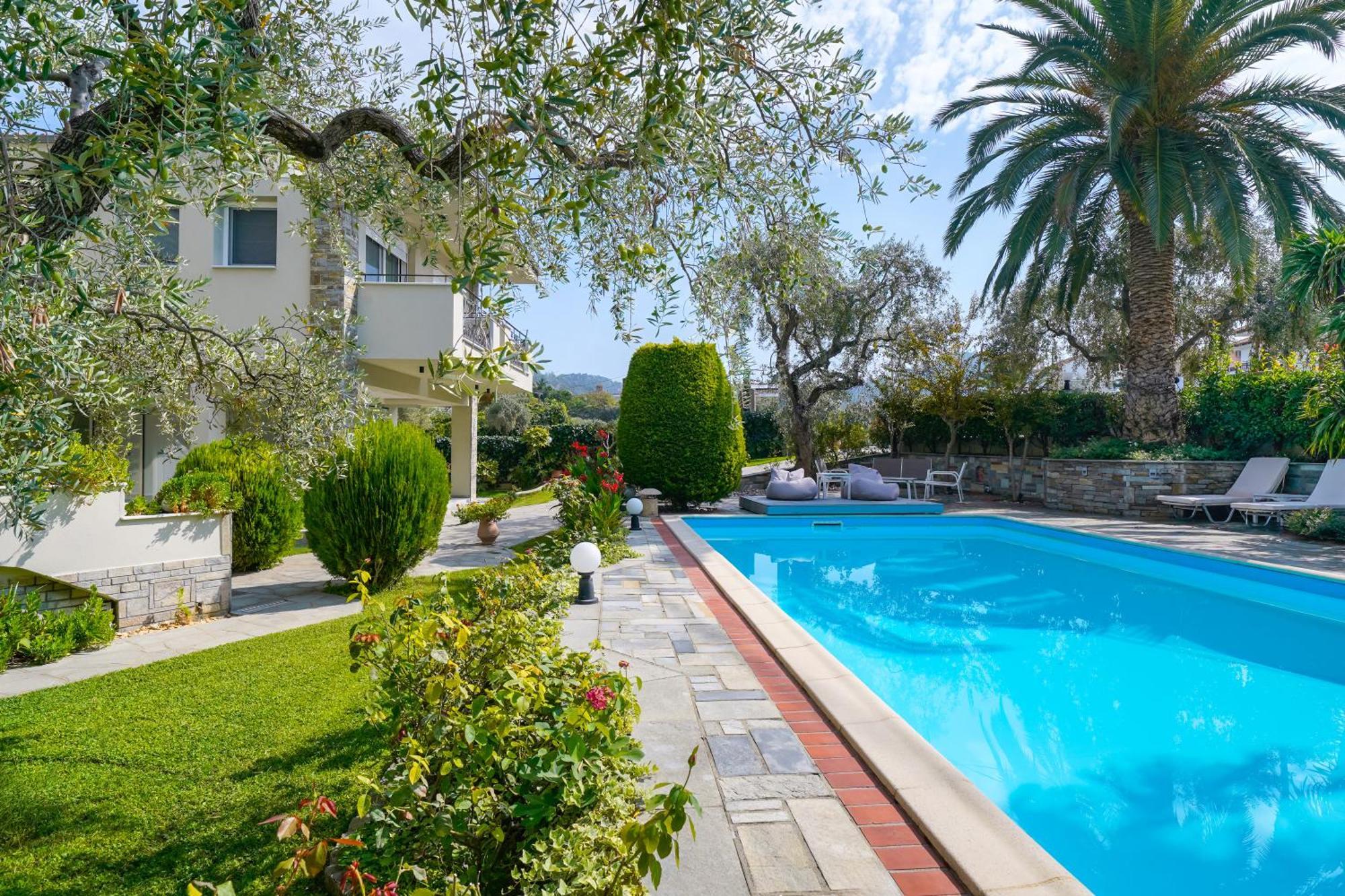 Luxury Villa Fotini タソス エクステリア 写真