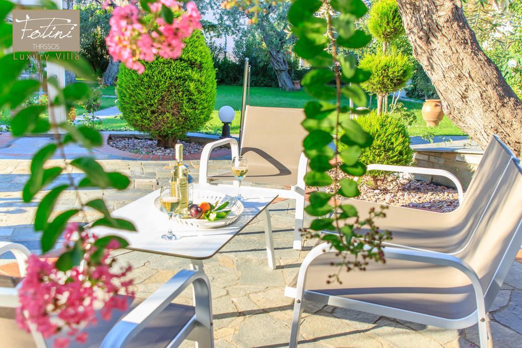 Luxury Villa Fotini タソス エクステリア 写真
