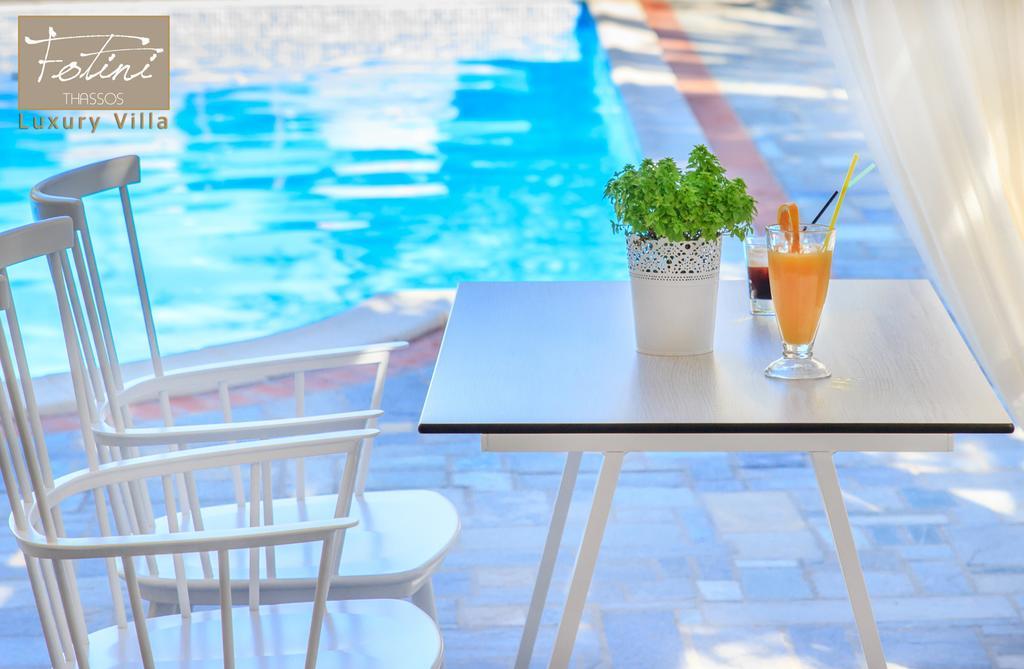 Luxury Villa Fotini タソス エクステリア 写真